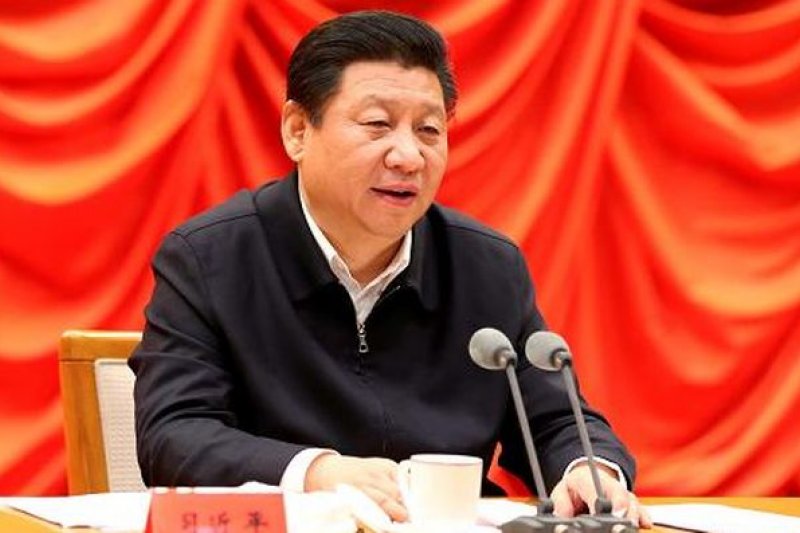 中國國家主席習近平在「依法治國」專題研討班講話。(取自中國政府網)